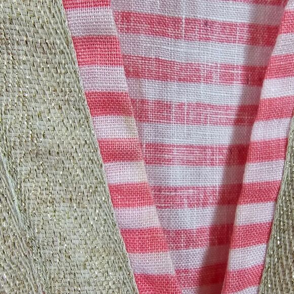 Sail To Sable Classic Sleeveless Tunic Dress in Pink Stripes - Size L - Picture 11 of 12